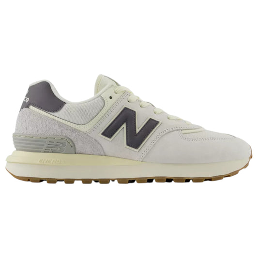 Mens New Balance 574 Shoes Alloy/White
