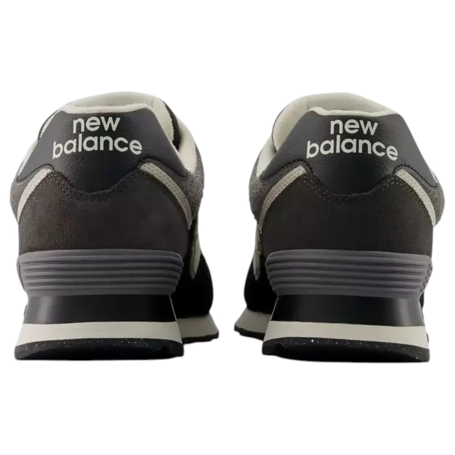 Mens New Balance 574 Shoes Black Multi