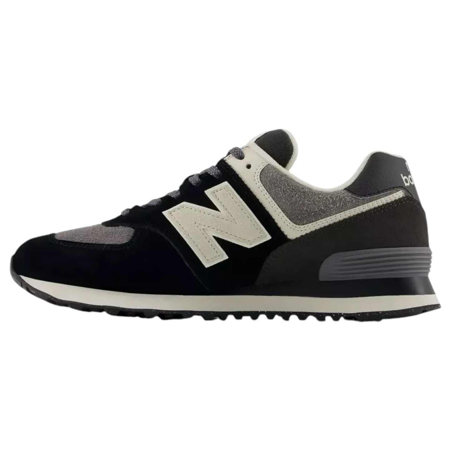 Mens New Balance 574 Shoes Black Multi
