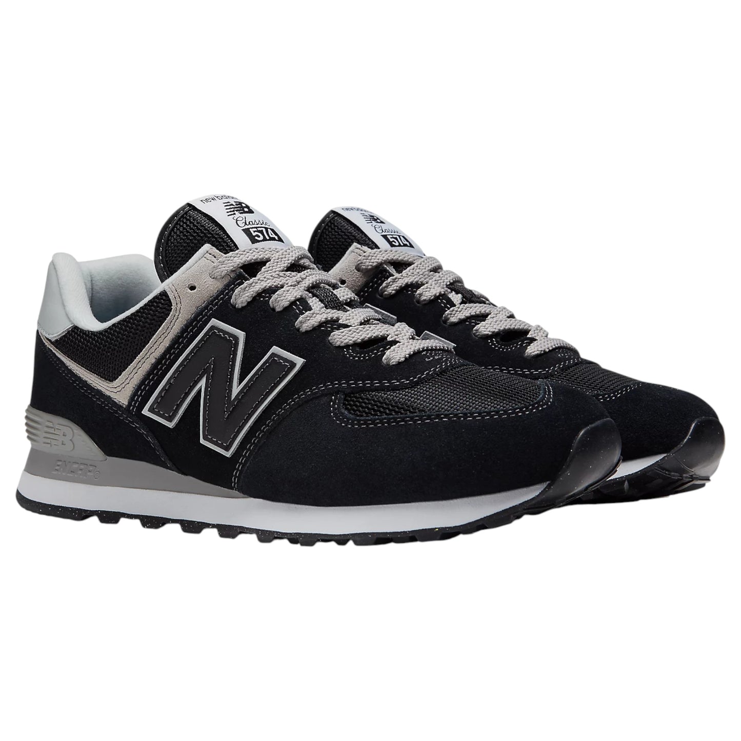 Mens New Balance 574 Shoes Black Multi