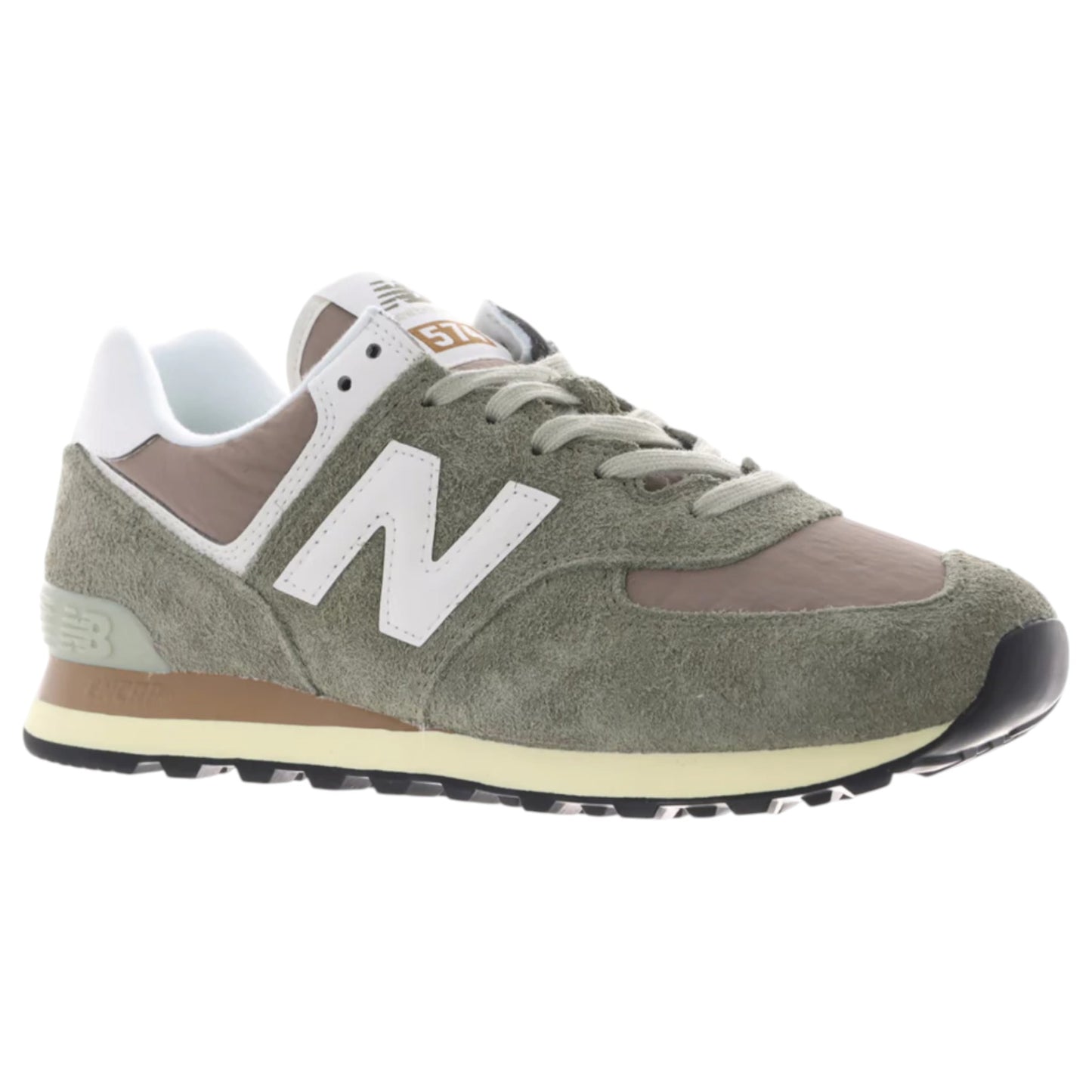 Mens New Balance 574 Shoes Dark Olivine