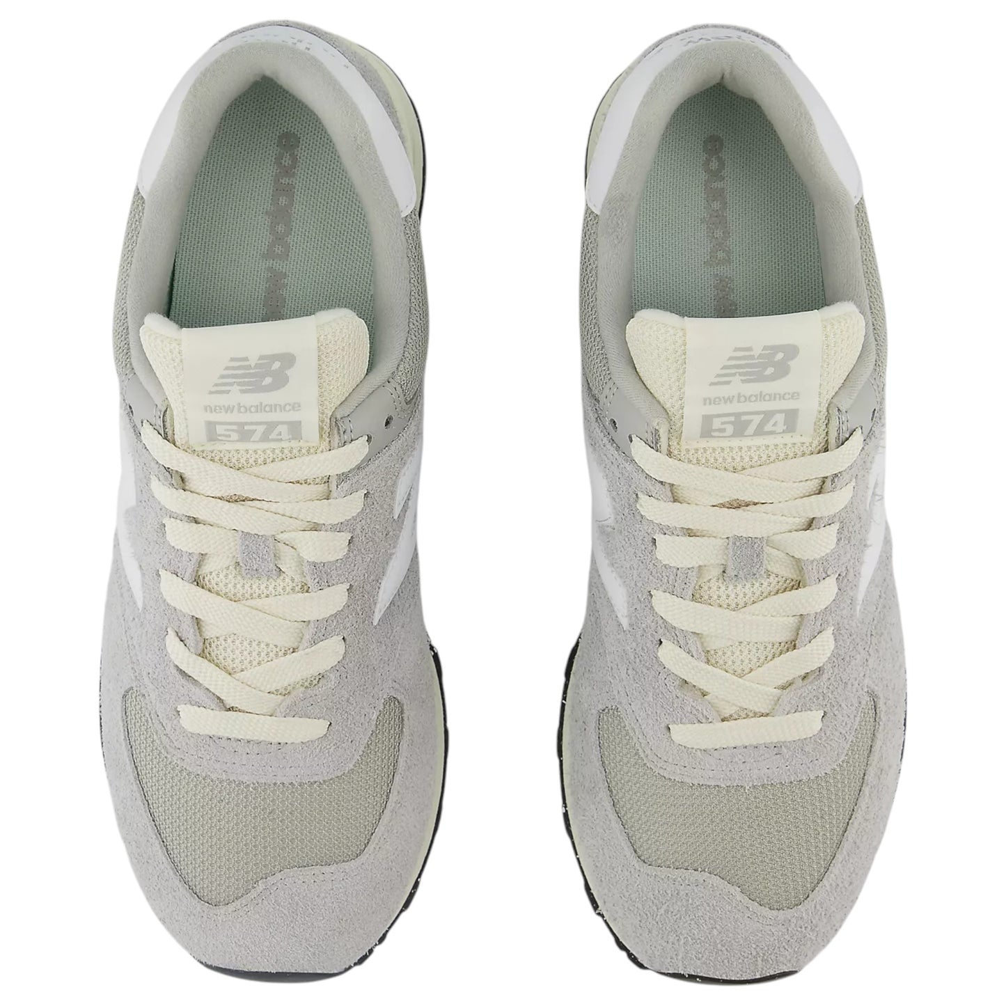 Mens New Balance 574 Shoes Grey/White