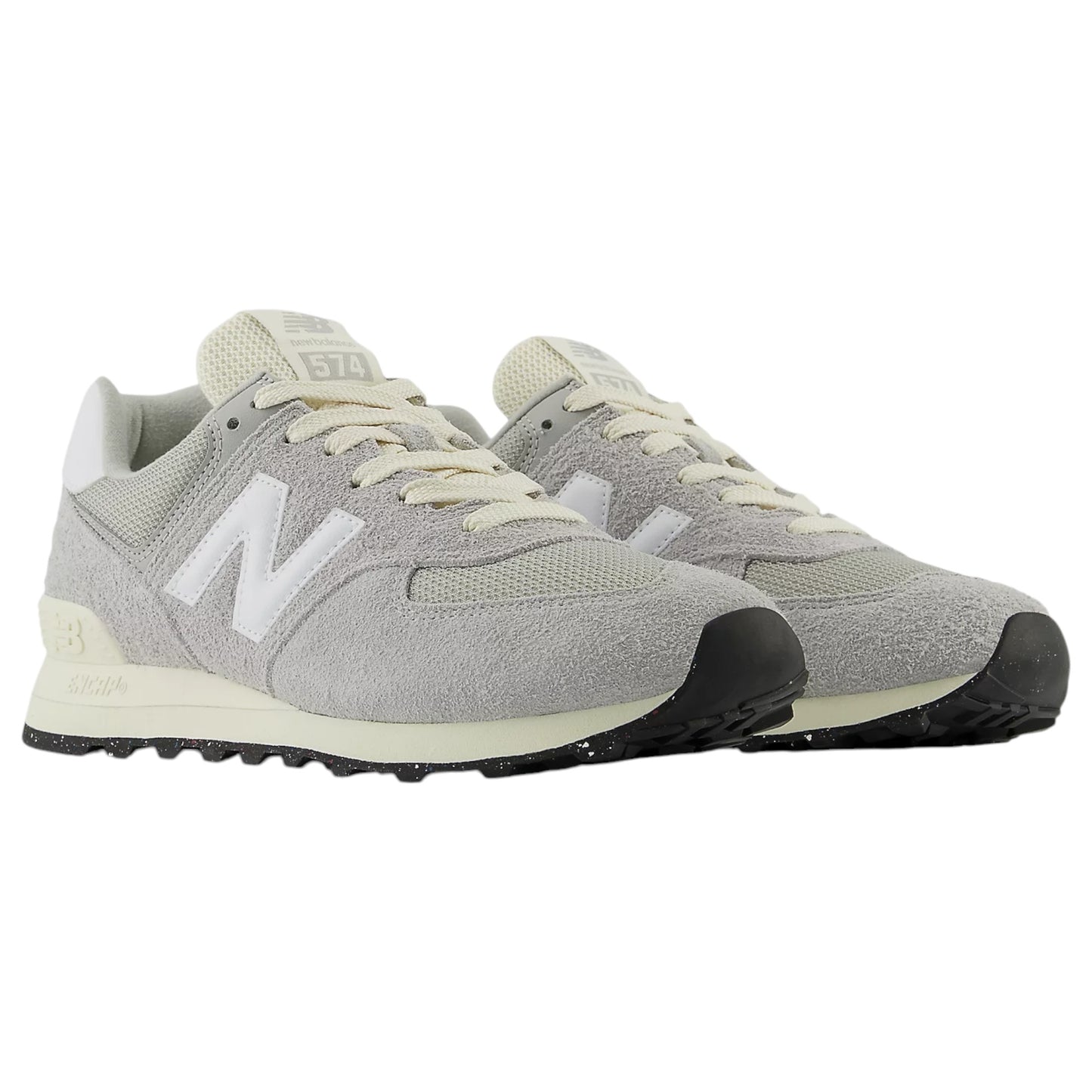Mens New Balance 574 Shoes Grey/White