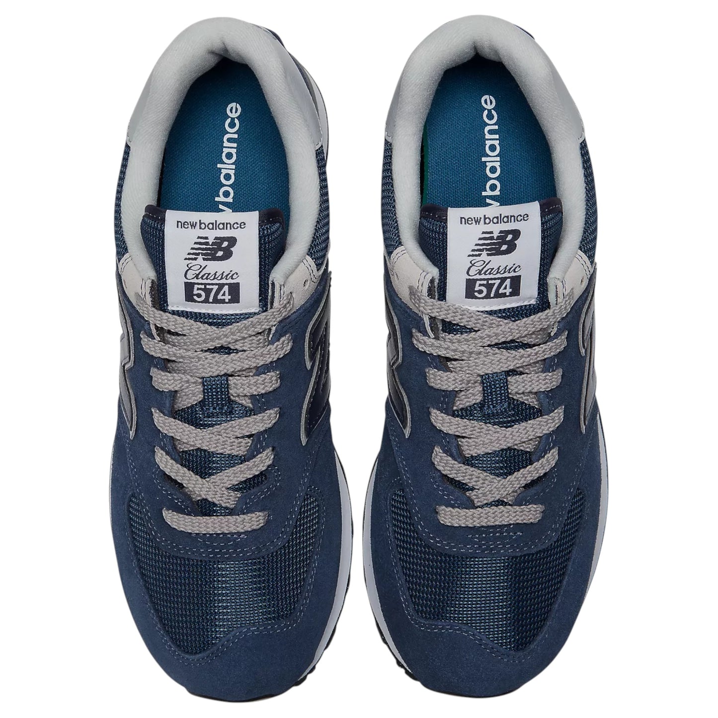 Mens New Balance 574 Shoes Navy Multi
