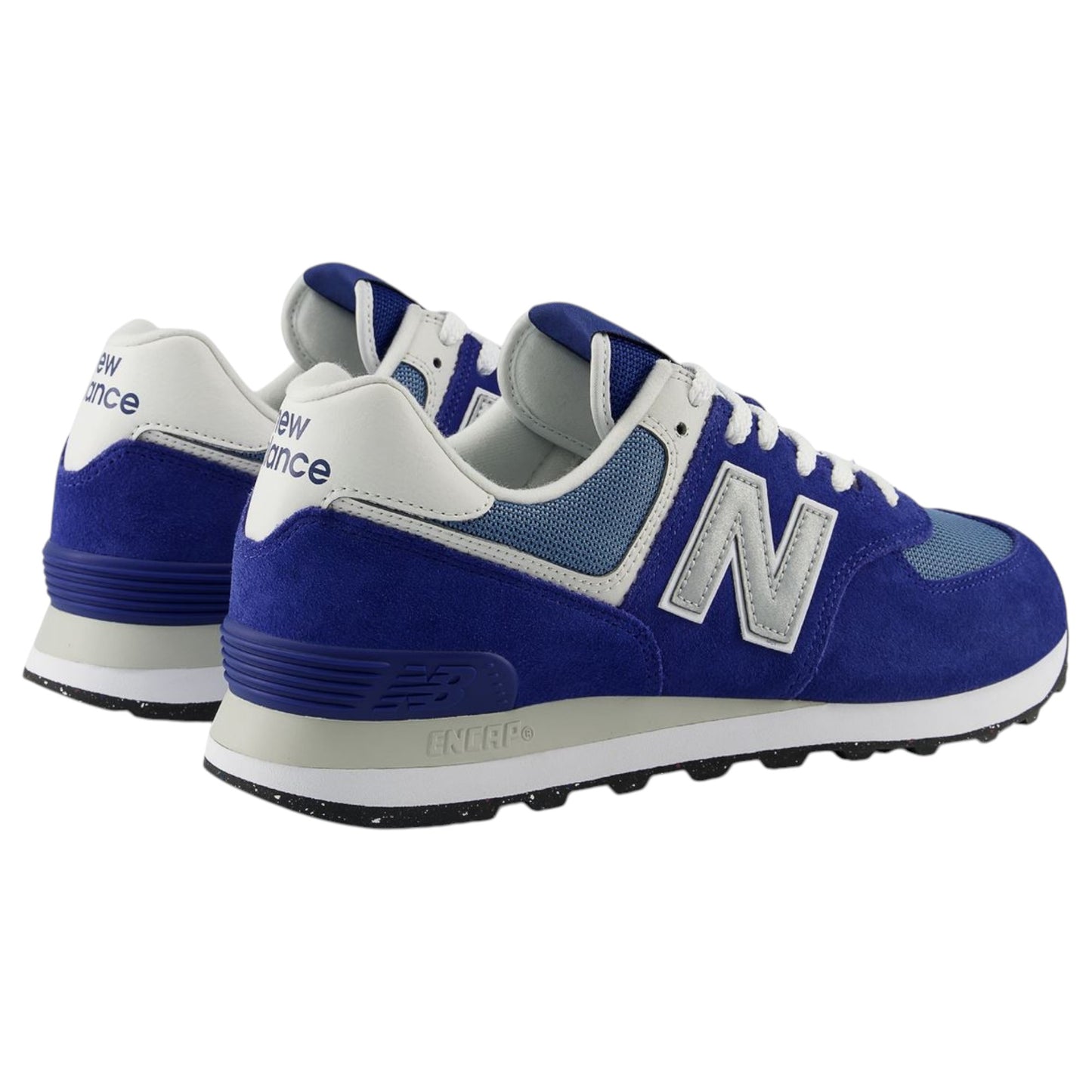 Mens New Balance 574 Shoes Navy/White