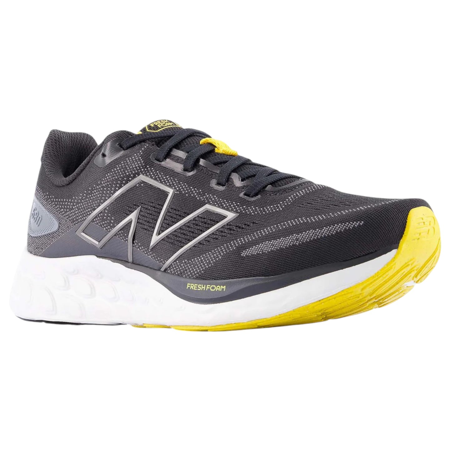 Mens New Balance 680 Shoes Black/Yellow