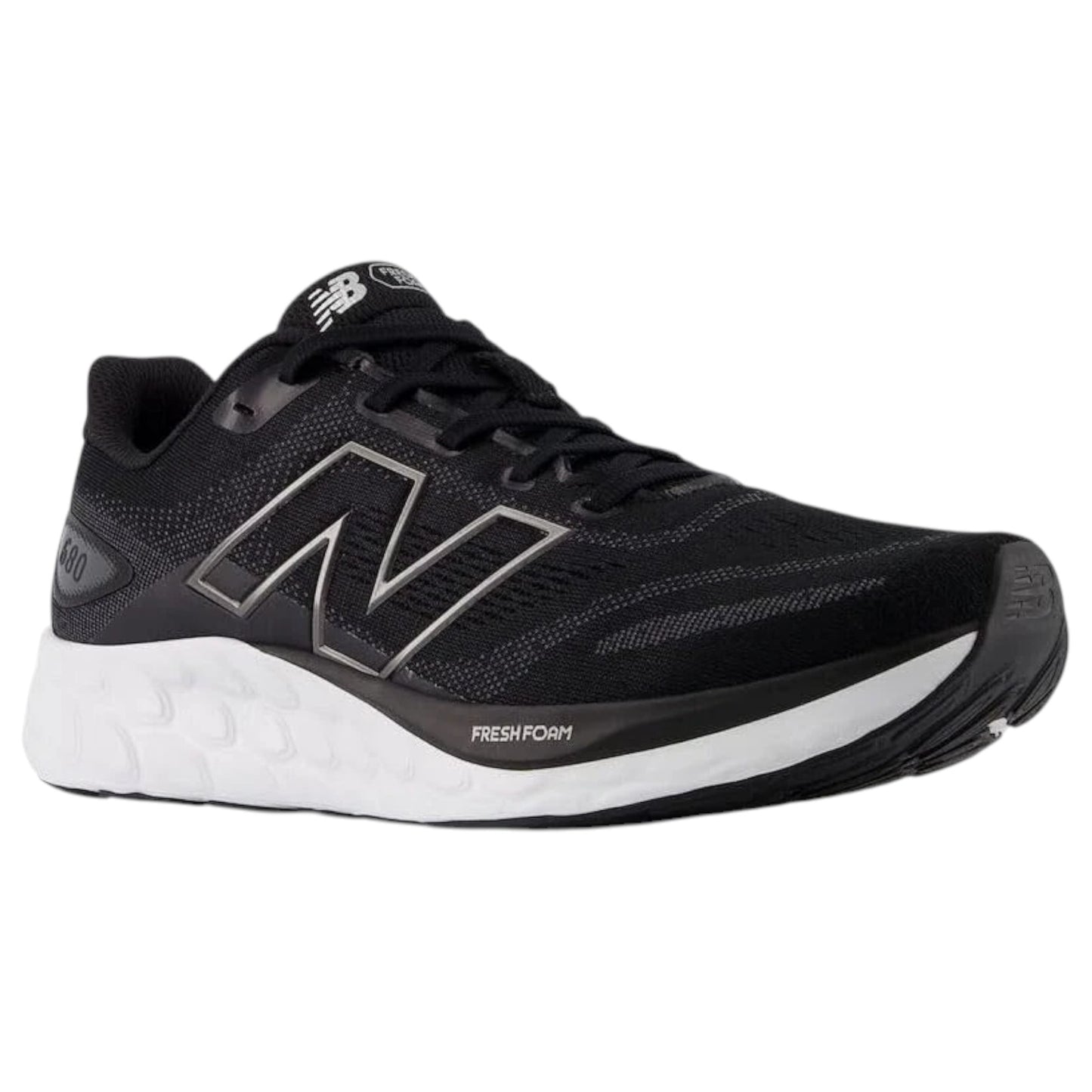 Mens New Balance Fresh Foam 680 Shoes Black/White