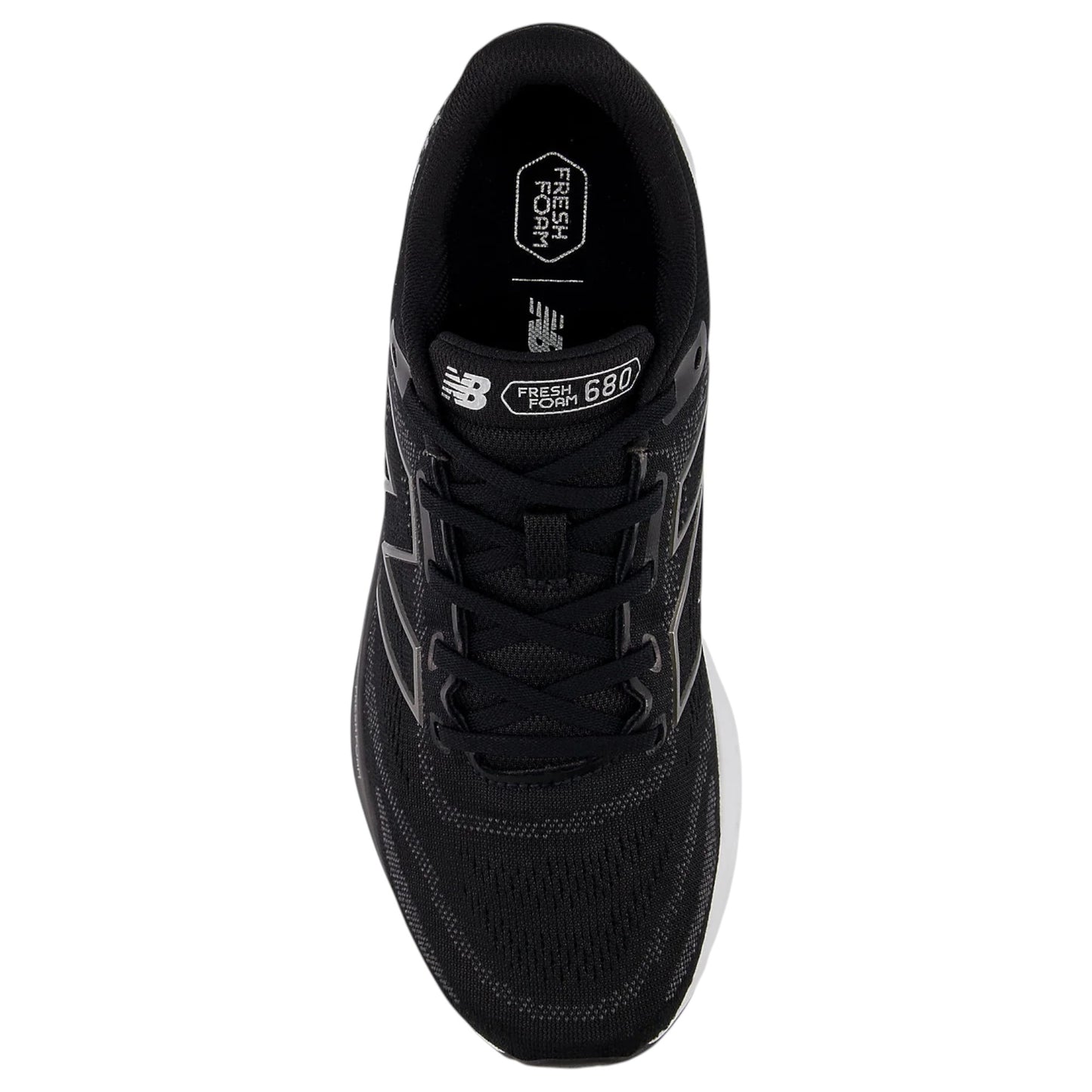 Mens New Balance Fresh Foam 680 Shoes Black/White