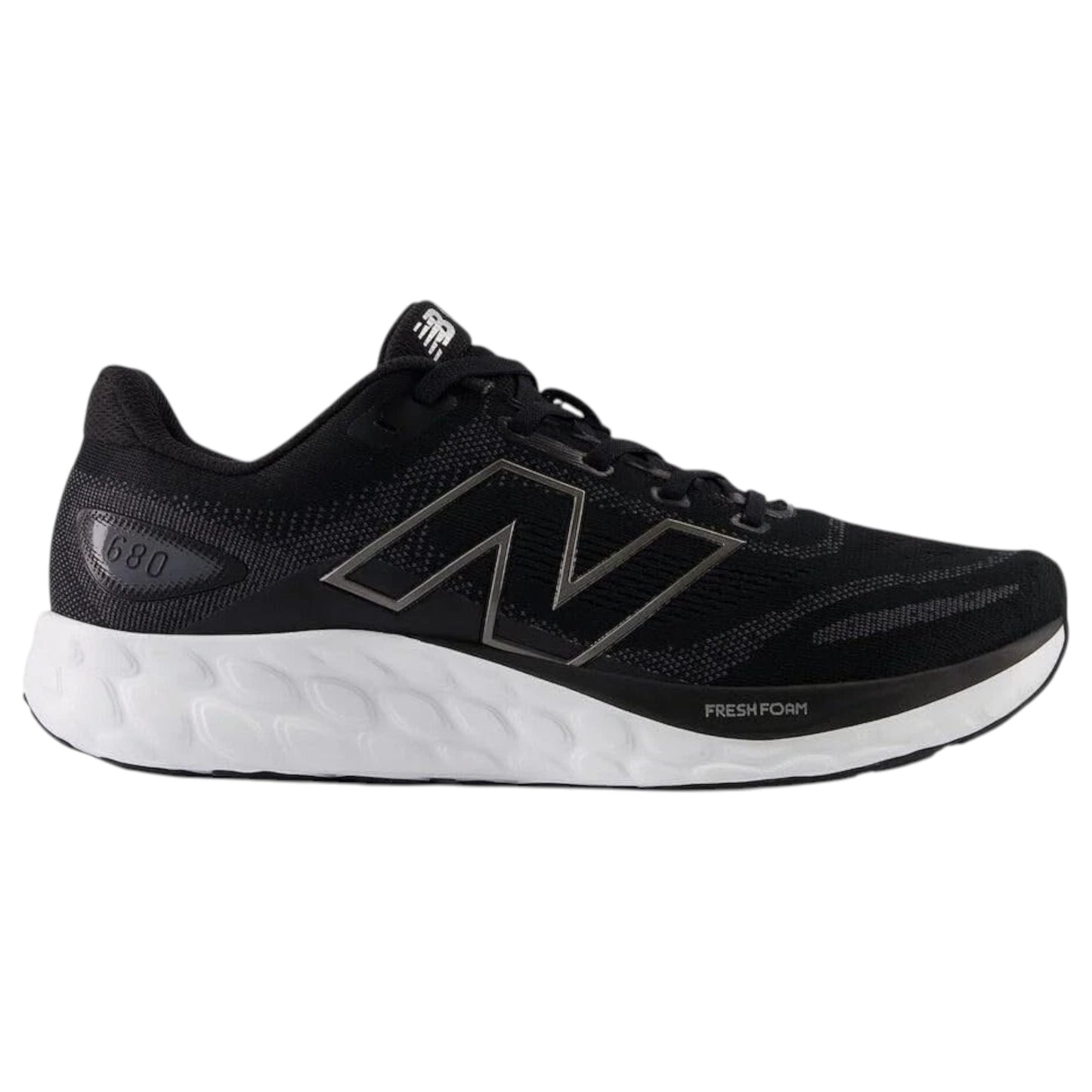 Mens New Balance Fresh Foam 680 Shoes Black/White
