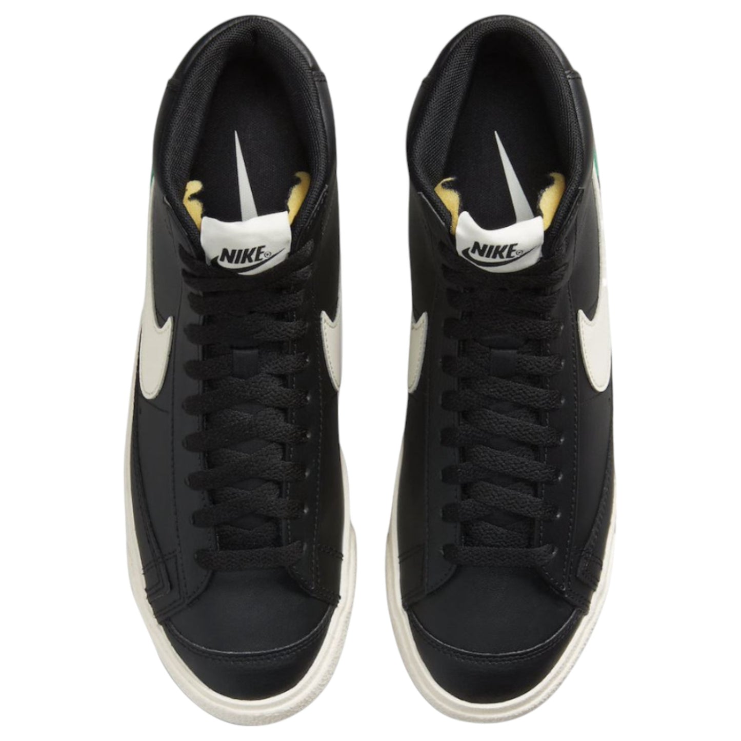 Mens Nike Blazer Mid 77 Shoes Black/Green