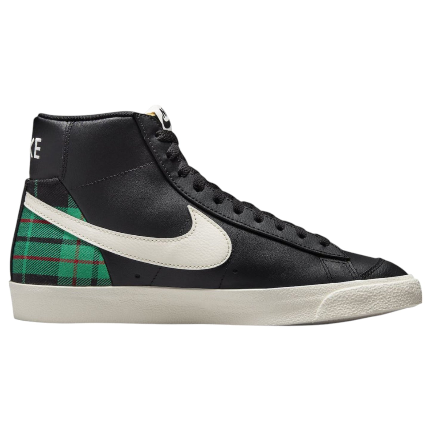 Mens Nike Blazer Mid 77 Shoes Black/Green