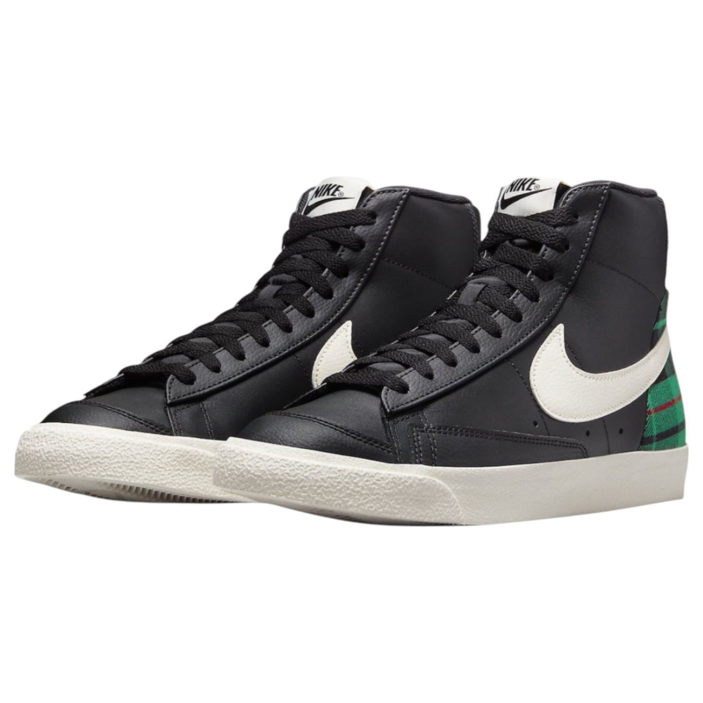 Mens Nike Blazer Mid 77 Shoes Black/Green