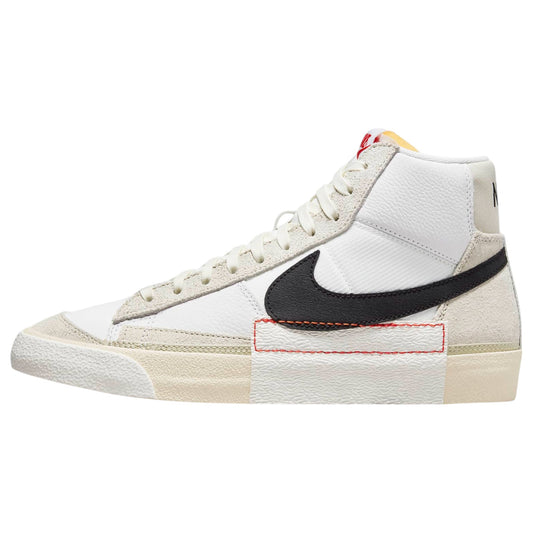 Mens Nike Blazer Mid 77 Pro Club Remastered Shoes White/Black