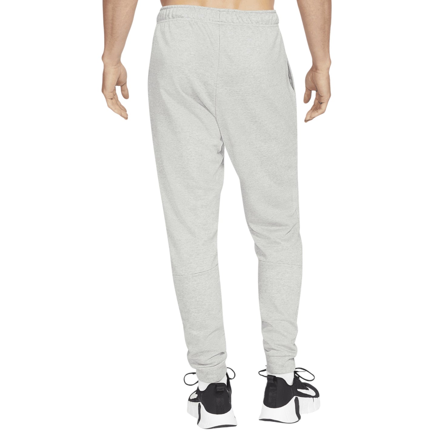 Mens Nike Dri-FIT Taper Fitness Fleece Sportswear Trackies Grey