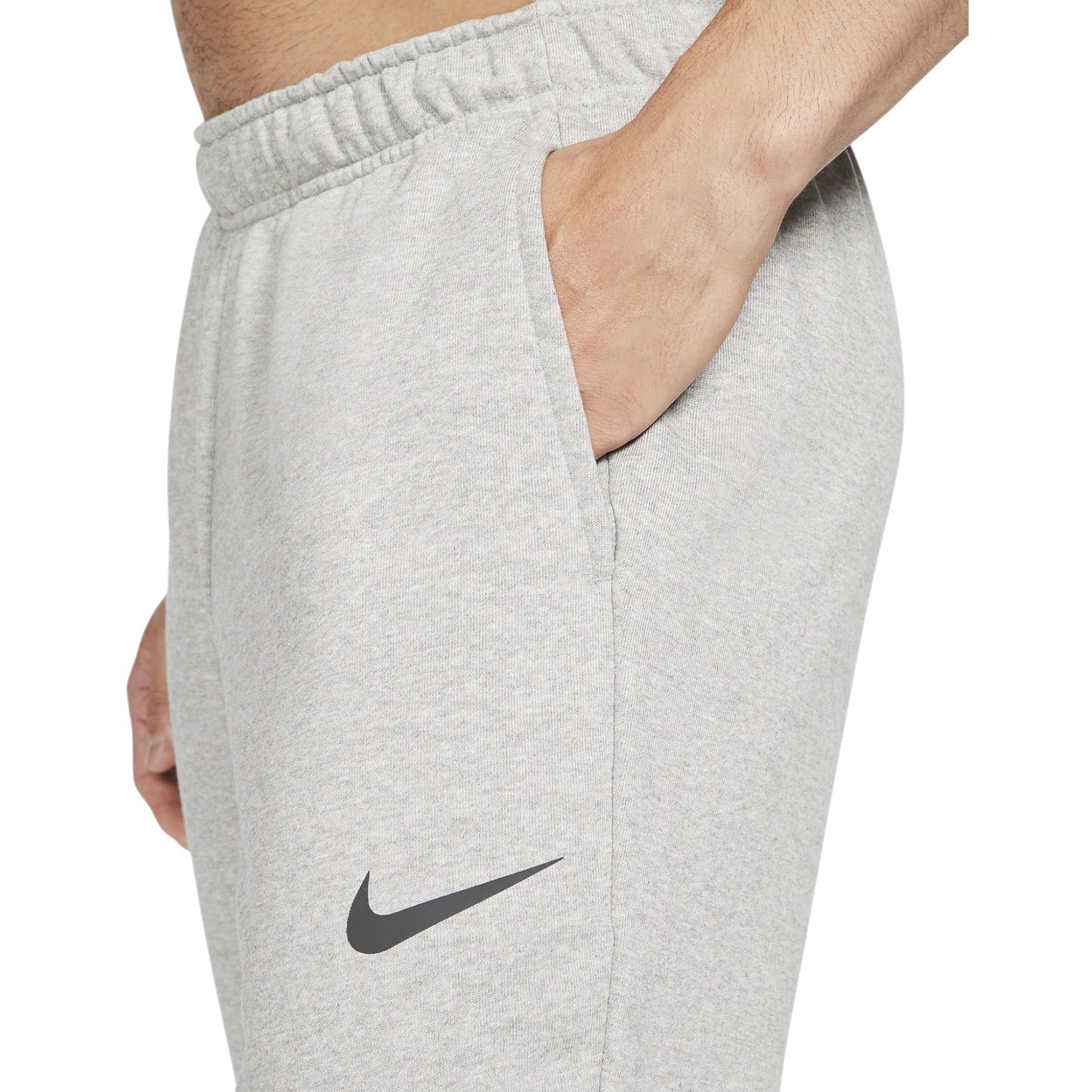 Mens Nike Dri-FIT Taper Fitness Fleece Sportswear Trackies Grey