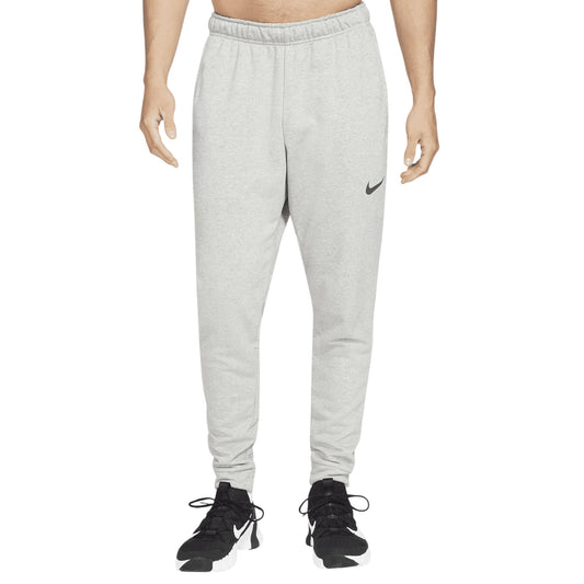 Mens Nike Dri-FIT Taper Fitness Fleece Sportswear Trackies Grey