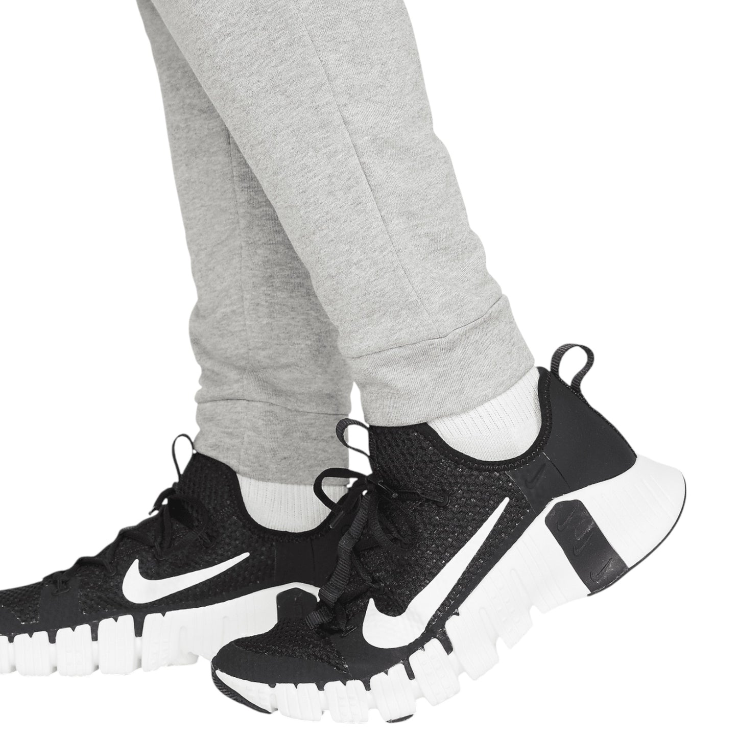 Mens Nike Dri-FIT Taper Fitness Fleece Sportswear Trackies Grey