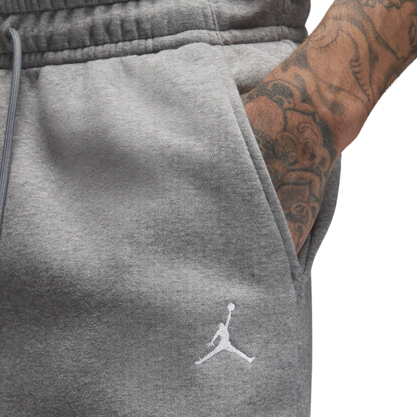 Mens Nike Jordan Brooklyn Fleece Sportswear Trackies Grey