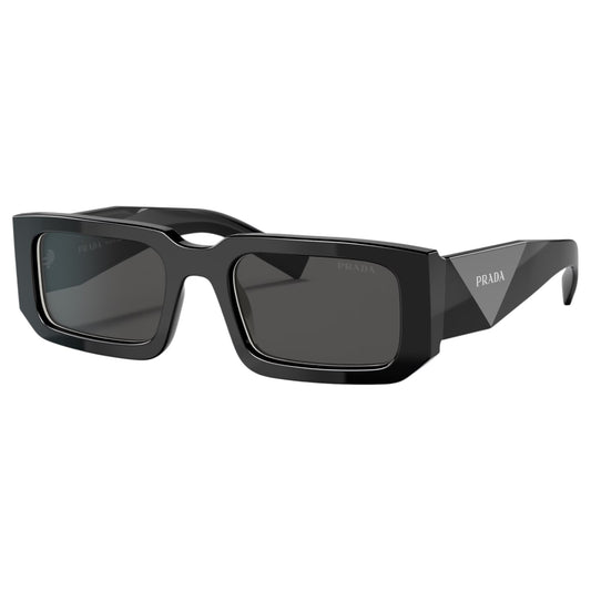 Mens Prada PR06YS Sunglasses Black/White / Dark Grey