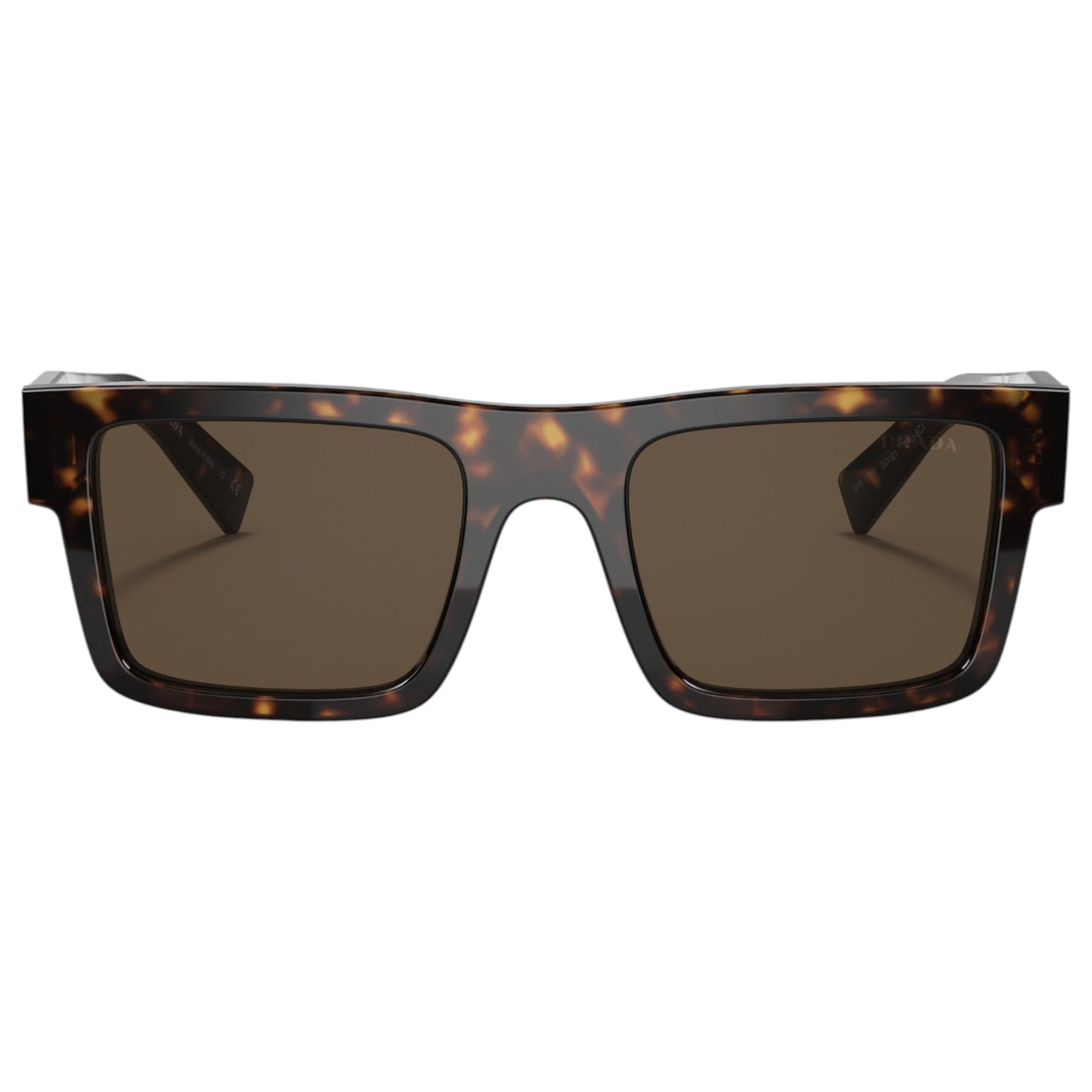 Mens Prada PR19WS Sunglasses Tortoise/Dark Brown