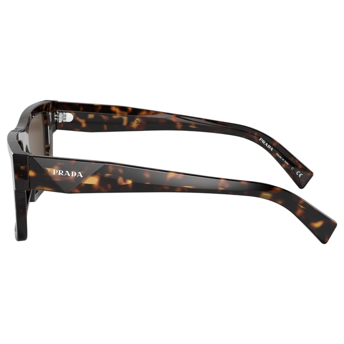 Mens Prada PR19WS Sunglasses Tortoise/Dark Brown