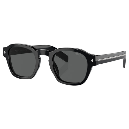 Mens Prada PRA16S Sunglasses Black/Dark Grey