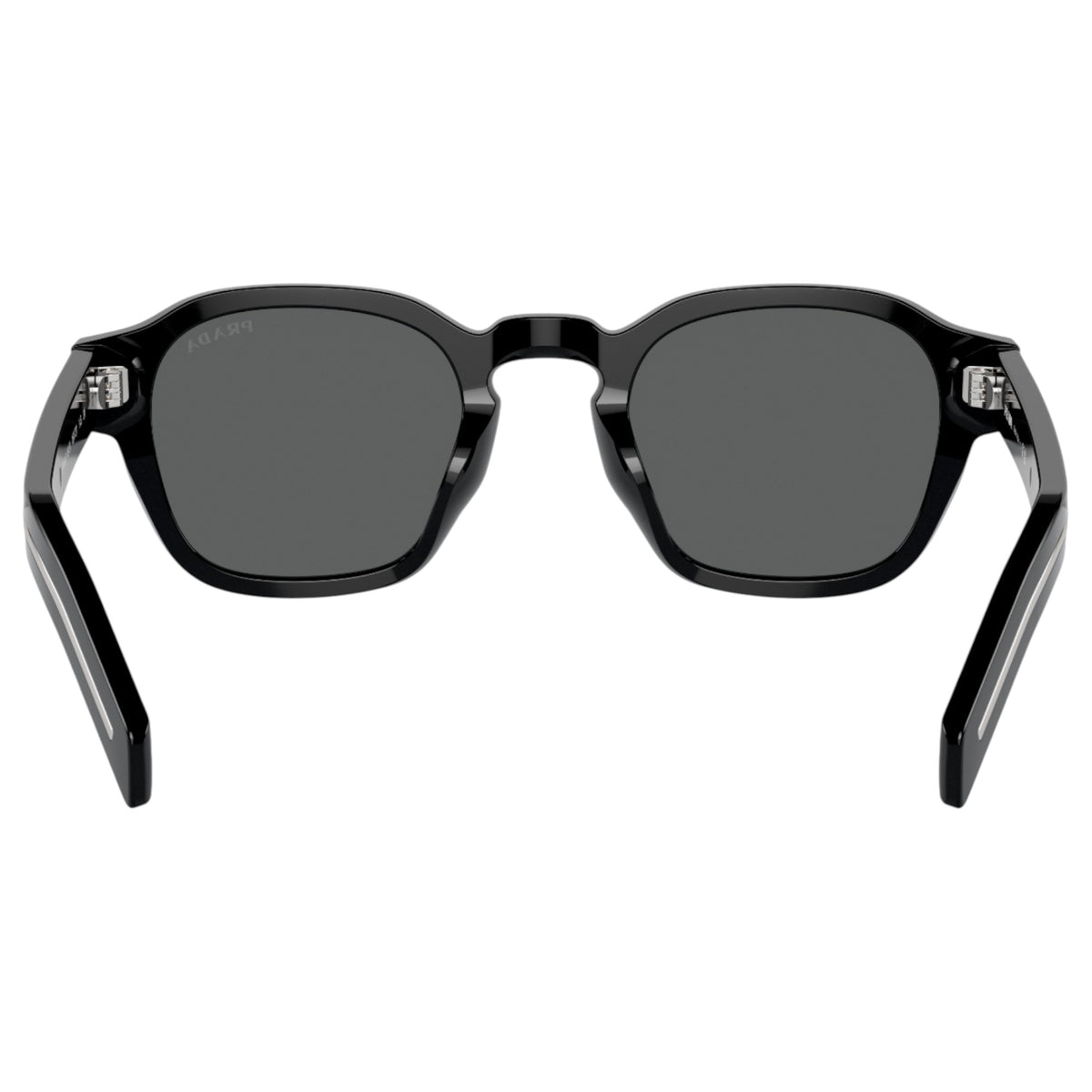 Mens Prada PRA16S Sunglasses Black/Dark Grey