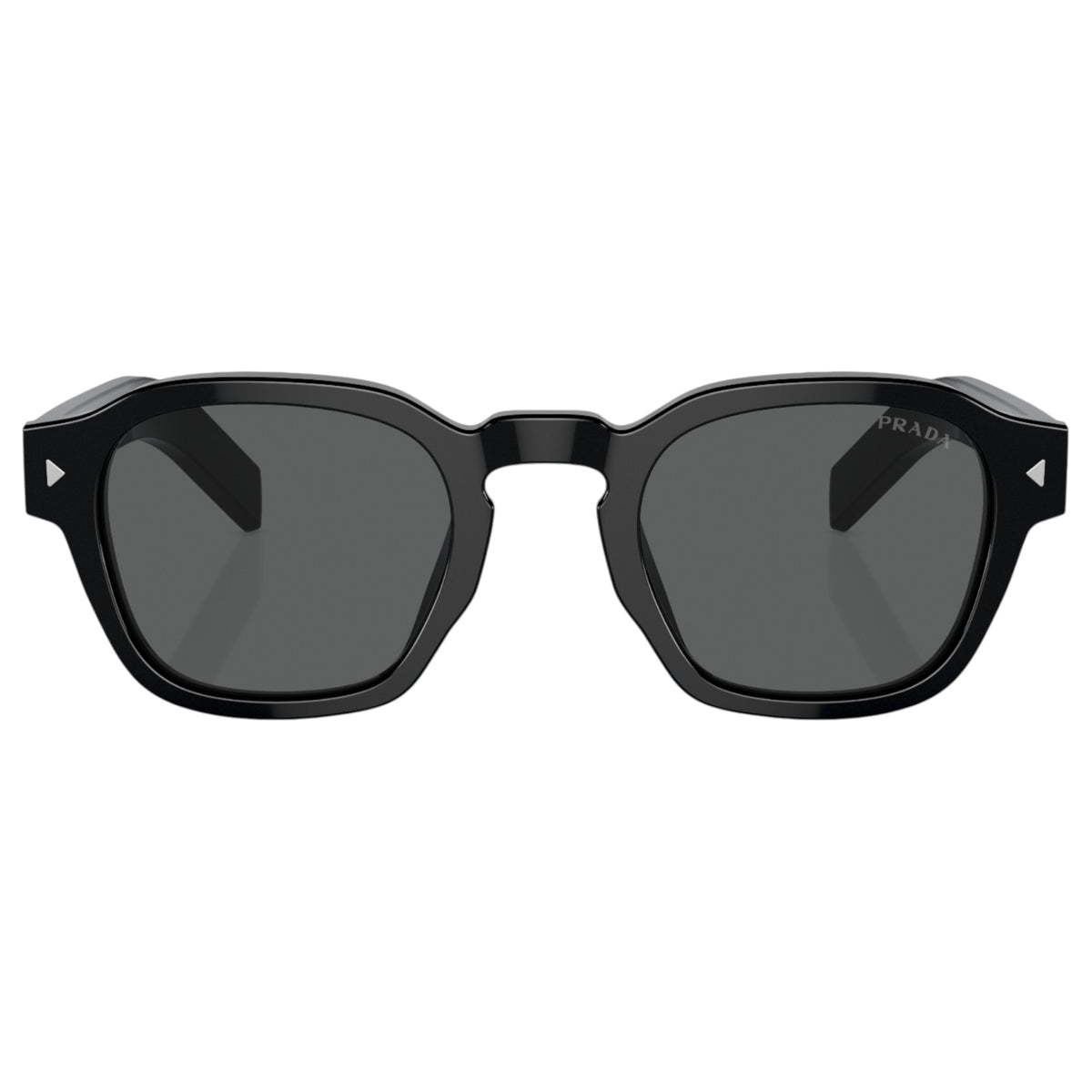 Mens Prada PRA16S Sunglasses Black/Dark Grey