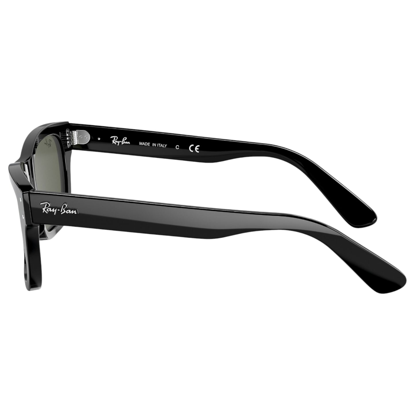Mens Ray-Ban Burbank RB2283 Sunglasses Polished Black/ Green