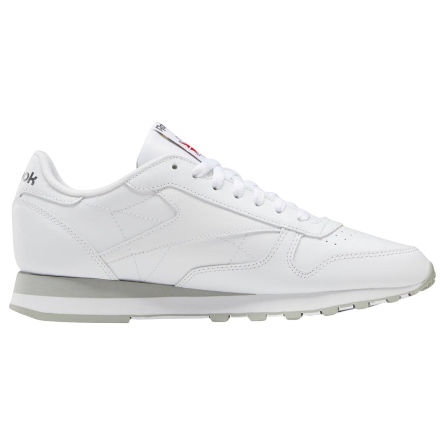 Mens Reebok Classic Leather Shoes White/Grey