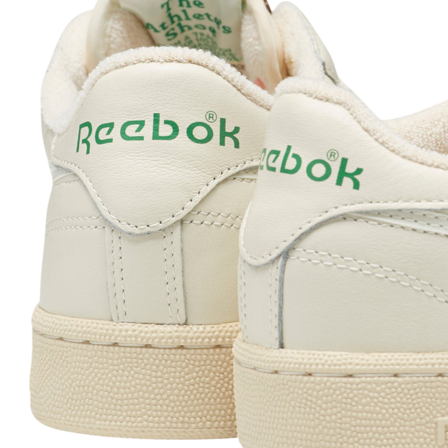 Mens Reebok Club C 85 Vintage Shoes Chalk/Green