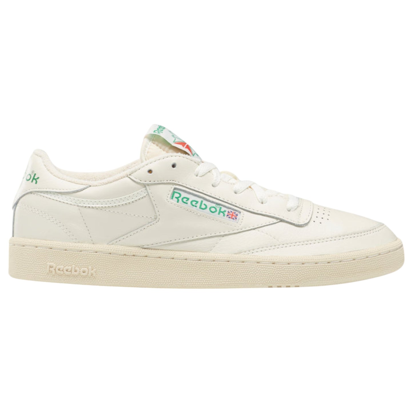 Mens Reebok Club C 85 Vintage Shoes Chalk/Green