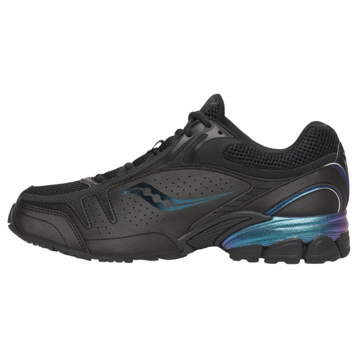 Mens Saucony Progrid V2 Shoes Black/Night Sky
