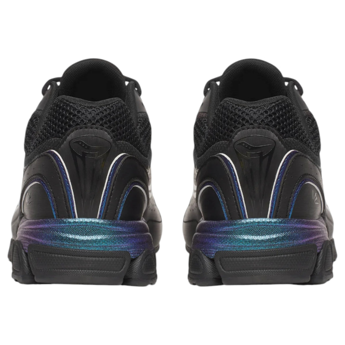 Mens Saucony Progrid V2 Shoes Black/Night Sky