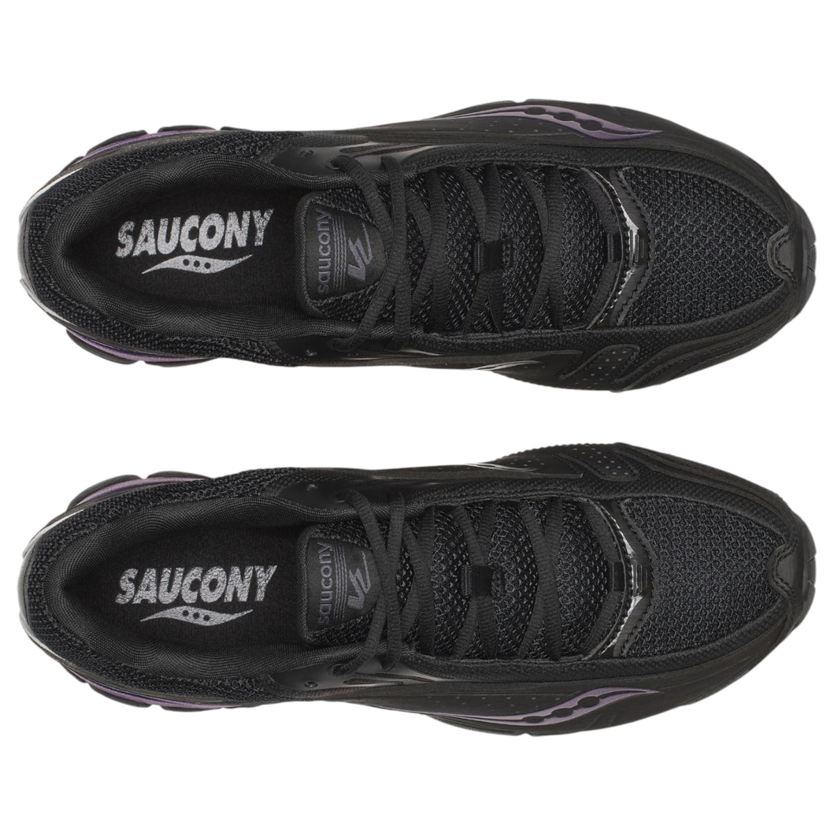 Mens Saucony Progrid V2 Shoes Black/Night Sky