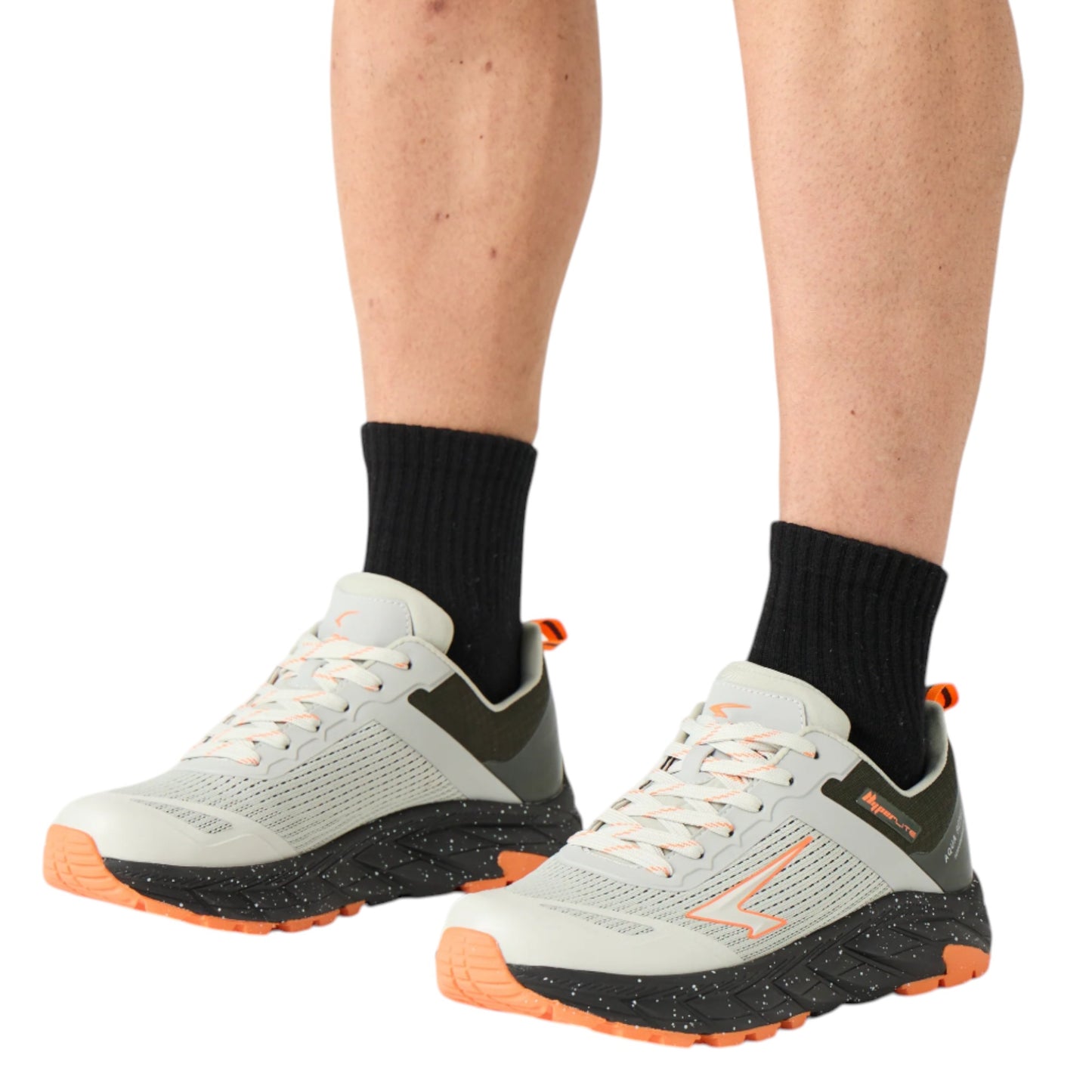 Mens Sfida Nomad Trail Shoes Grey/Khaki/Orange