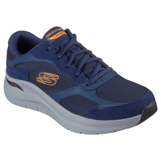 Mens Skechers Arch Fit 2.0 - The Keep Shoes Navy