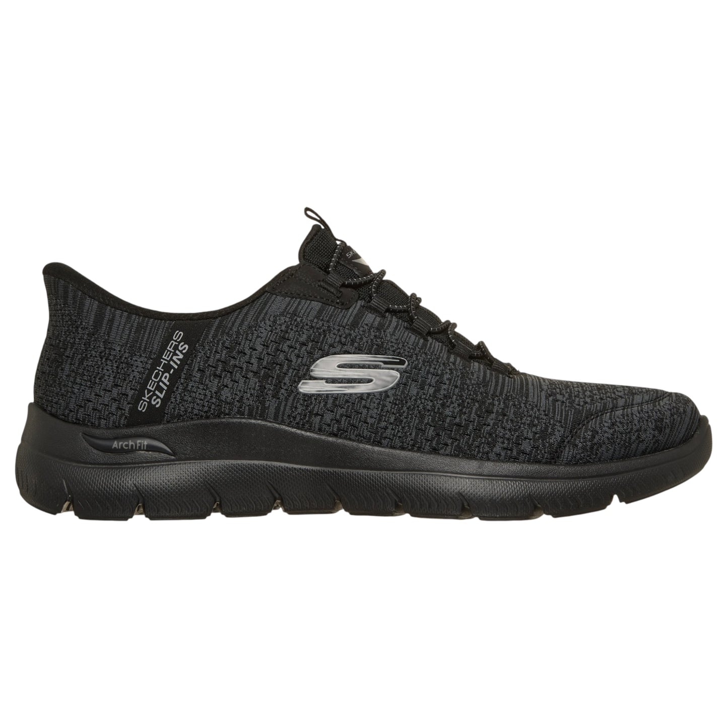 Mens Skechers Arch Fit Summits - Vorken Shoes Black