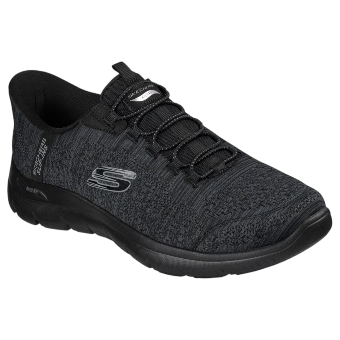 Mens Skechers Arch Fit Summits - Vorken Shoes Black