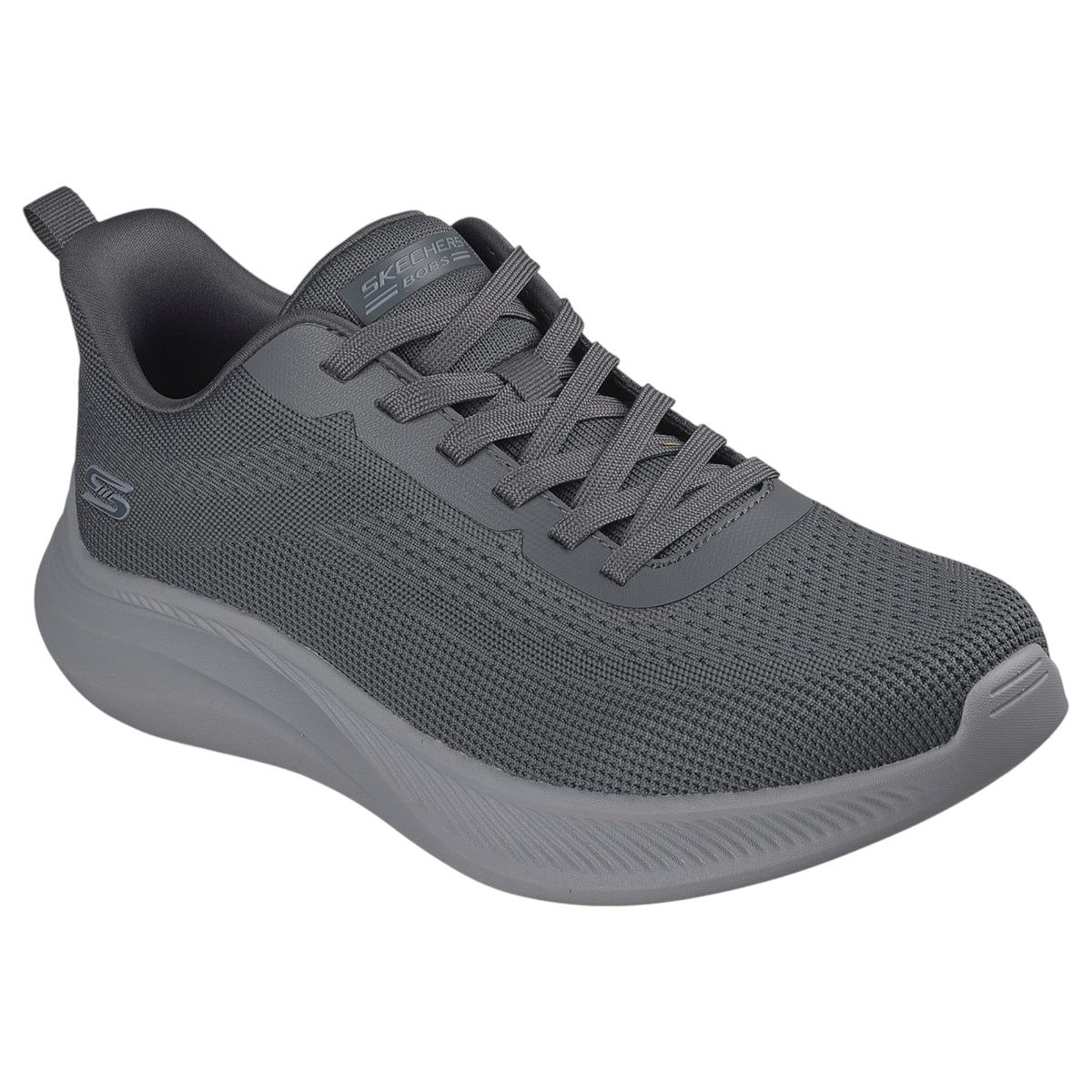 Mens Skechers BOBS Moda Flex Shoes Dark Grey