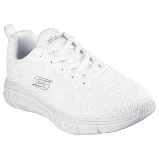 Mens Skechers Bobs Sport B Flex - Chill Edge Shoes Off White
