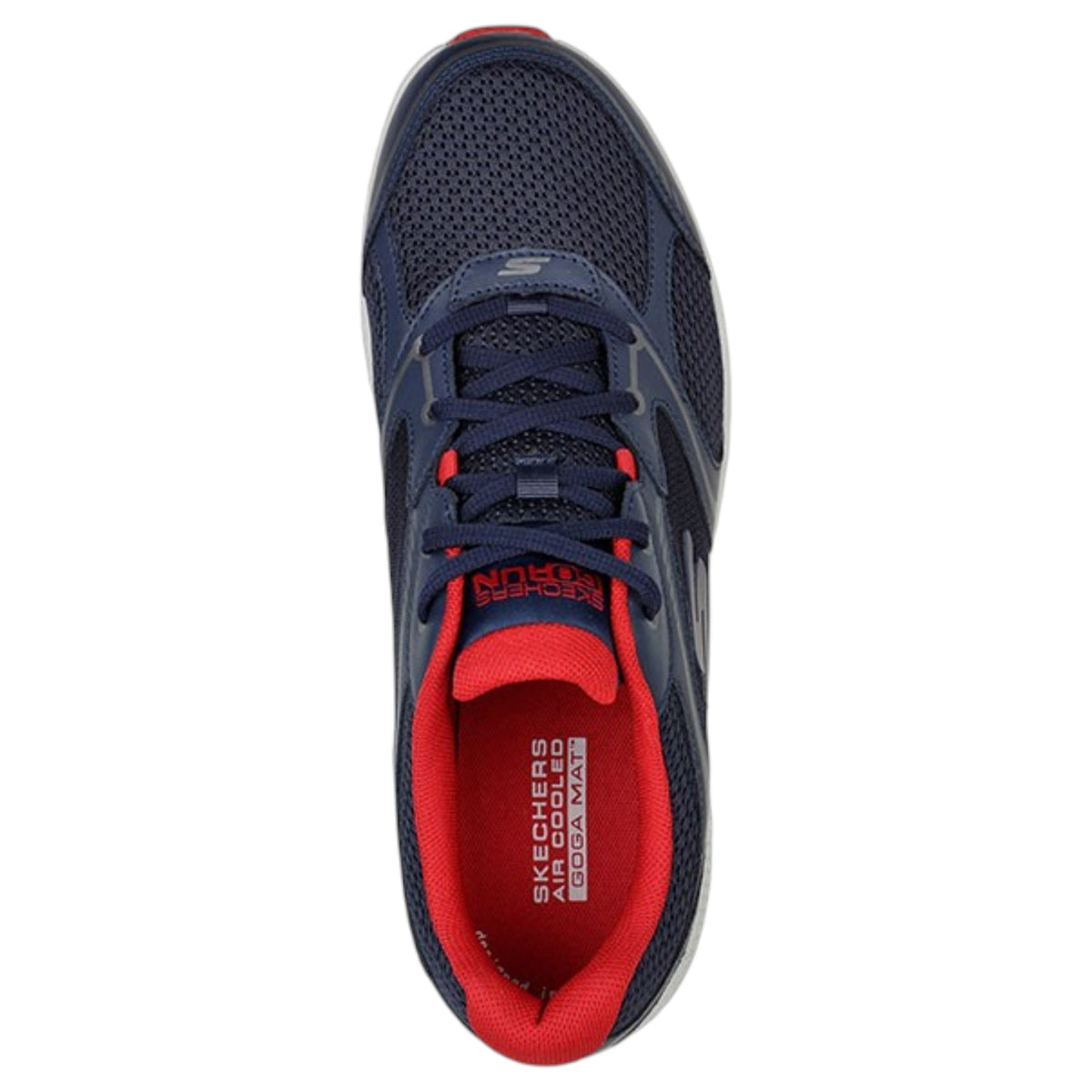 Men Skechers Go Run Consistent Shoes Navy/Red
