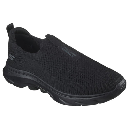 Mens Skechers Go Walk 7 Extra Wide Shoes Black