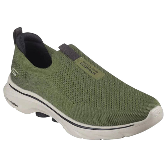 Mens Skechers Go Walk 7 Shoes Olive