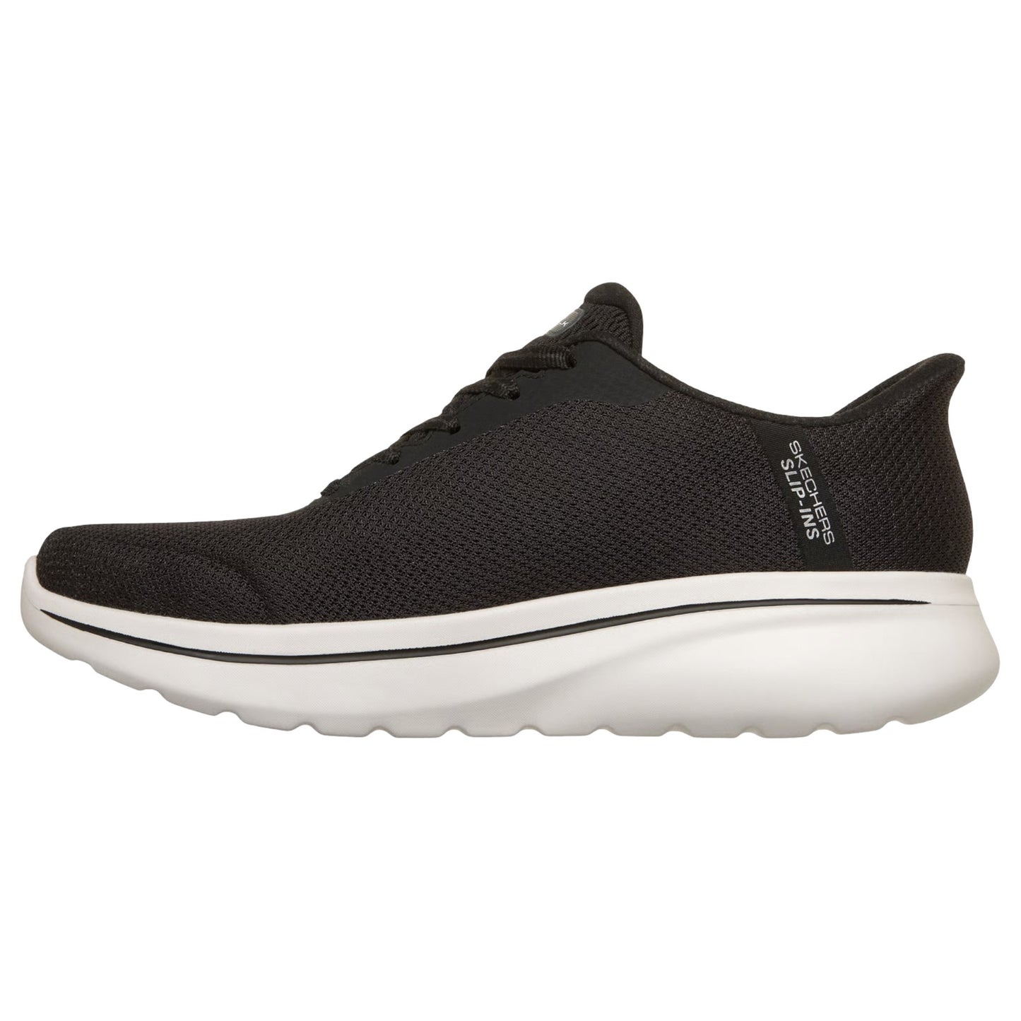 Mens Skechers Go Walk Arch Fit N-Joy - Lenny Shoes Black/White
