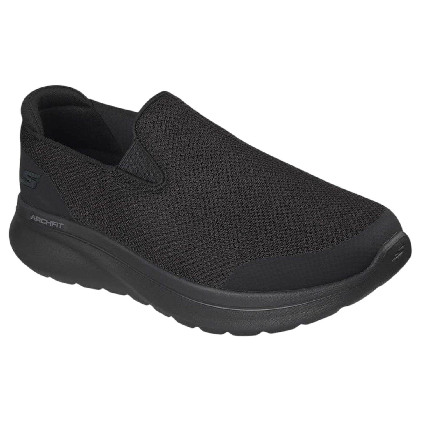 Mens Skechers Go Walk Arch Fit N-Joy Shoes Black
