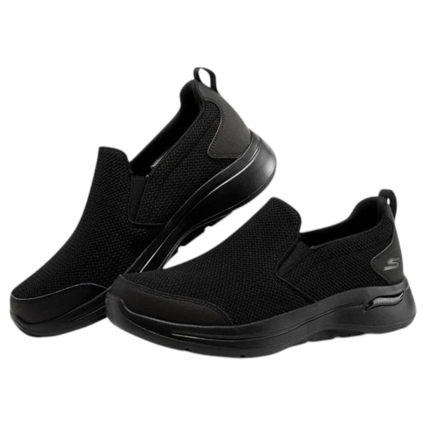 Mens Skechers Go Walk Arch Fit Shoes Black