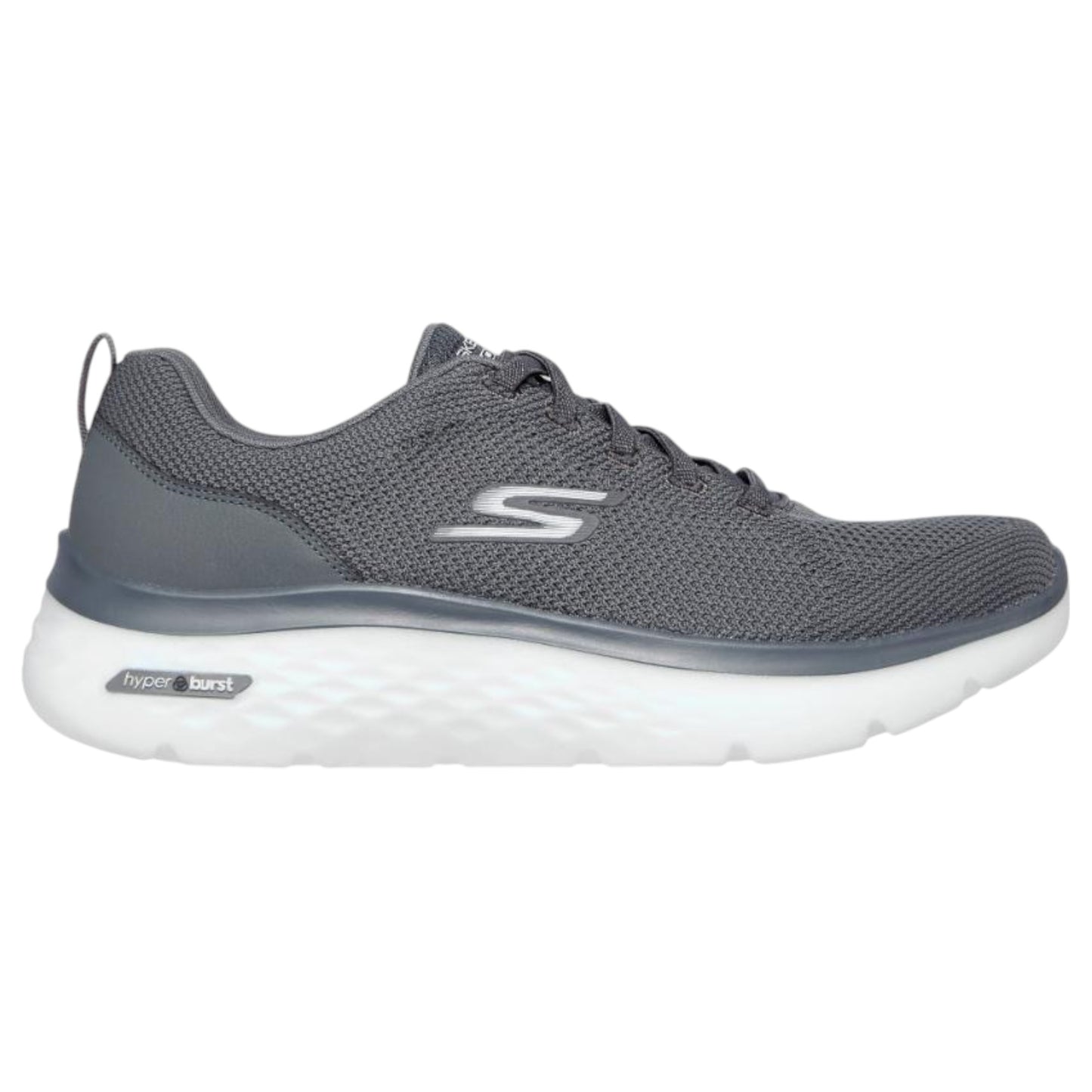Mens Skechers Go Walk Hyper Burst Nanocore Shoes Grey