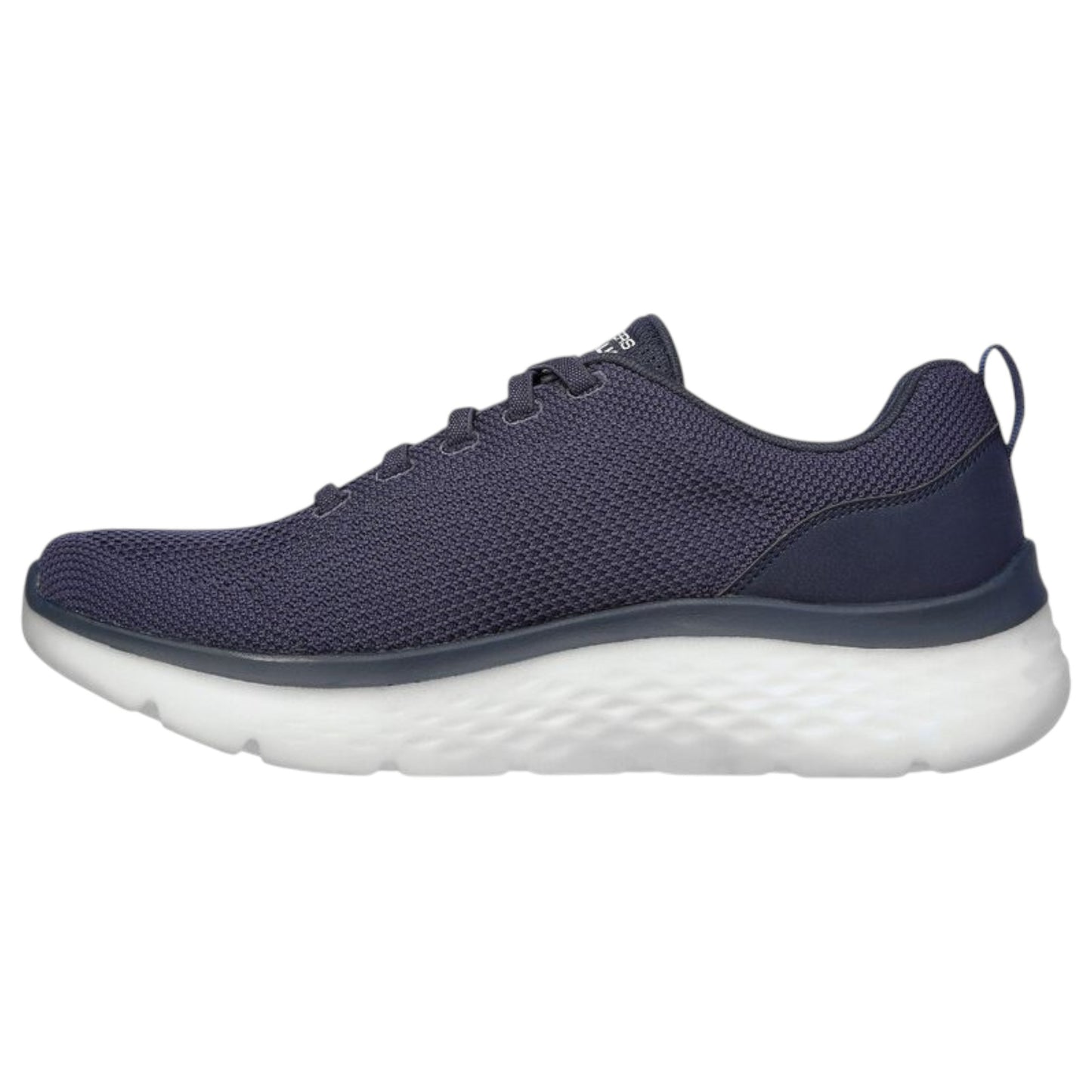 Mens Skechers Go Walk Hyper Burst Nanocore Shoes Navy/Orange