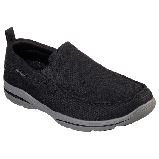 Mens Skechers Harper - Walton Shoes Black